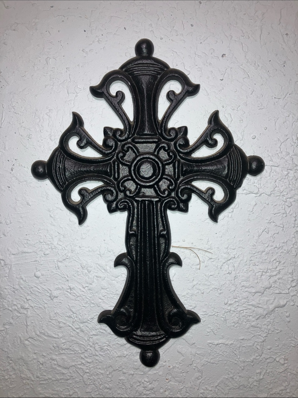Source Unknown Black Ornate Wall Cross - Decorative Home Accent
